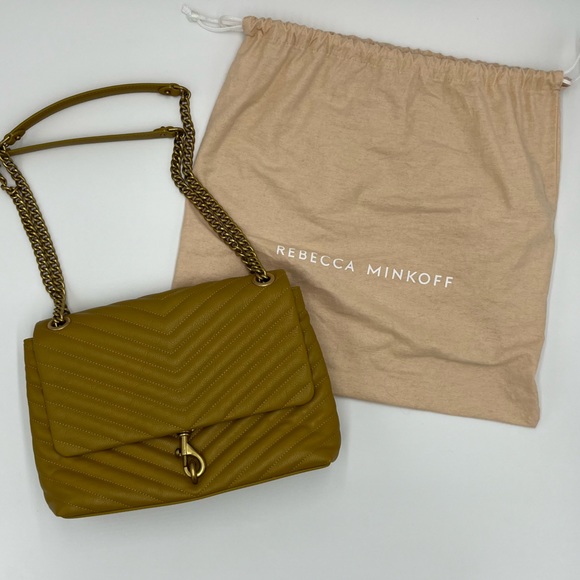 Rebecca Minkoff Edie Flap Shoulder Ambra - Picture 1 of 16